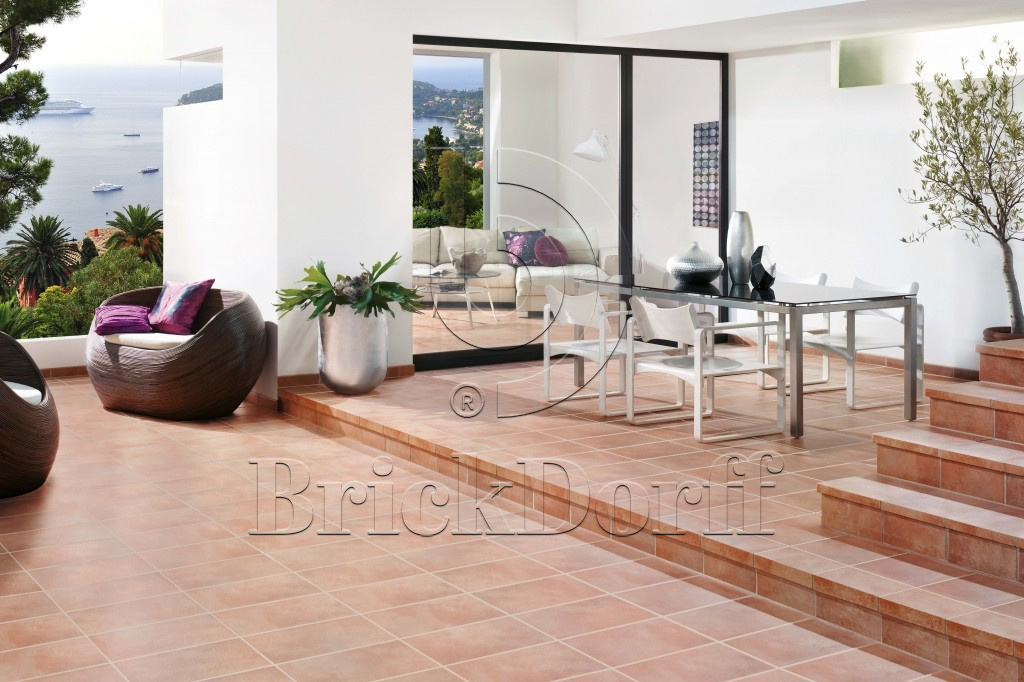 Клинкерная Плитка напольная противоскользящая Stroeher KERAPLATTE AERA 755 camaro 294*294*10 мм