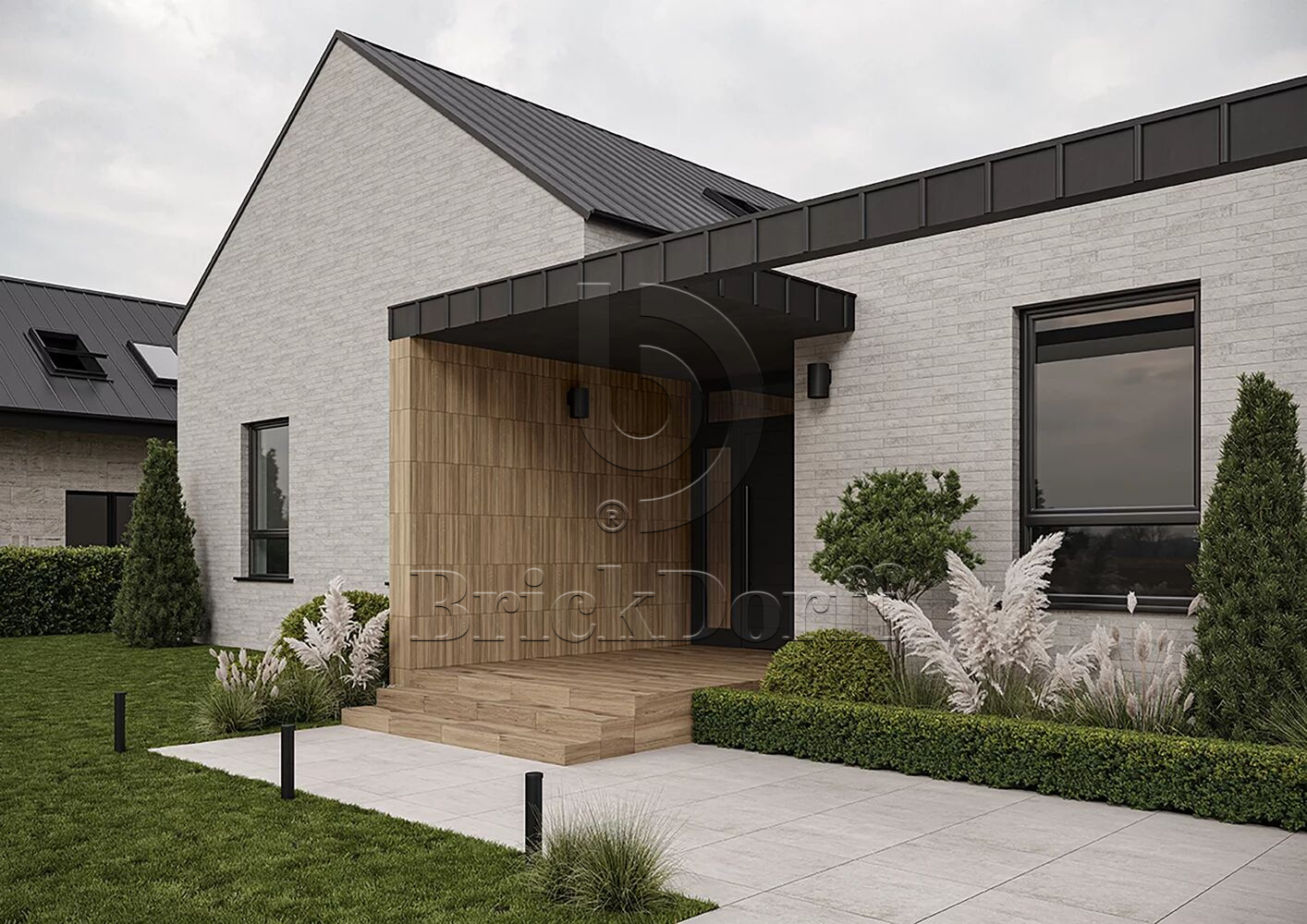 Клинкерная плитка Carrizo Wood 600*300*8,5 мм – для улицы, террасы, крыльца, лестницы, морозостойкая