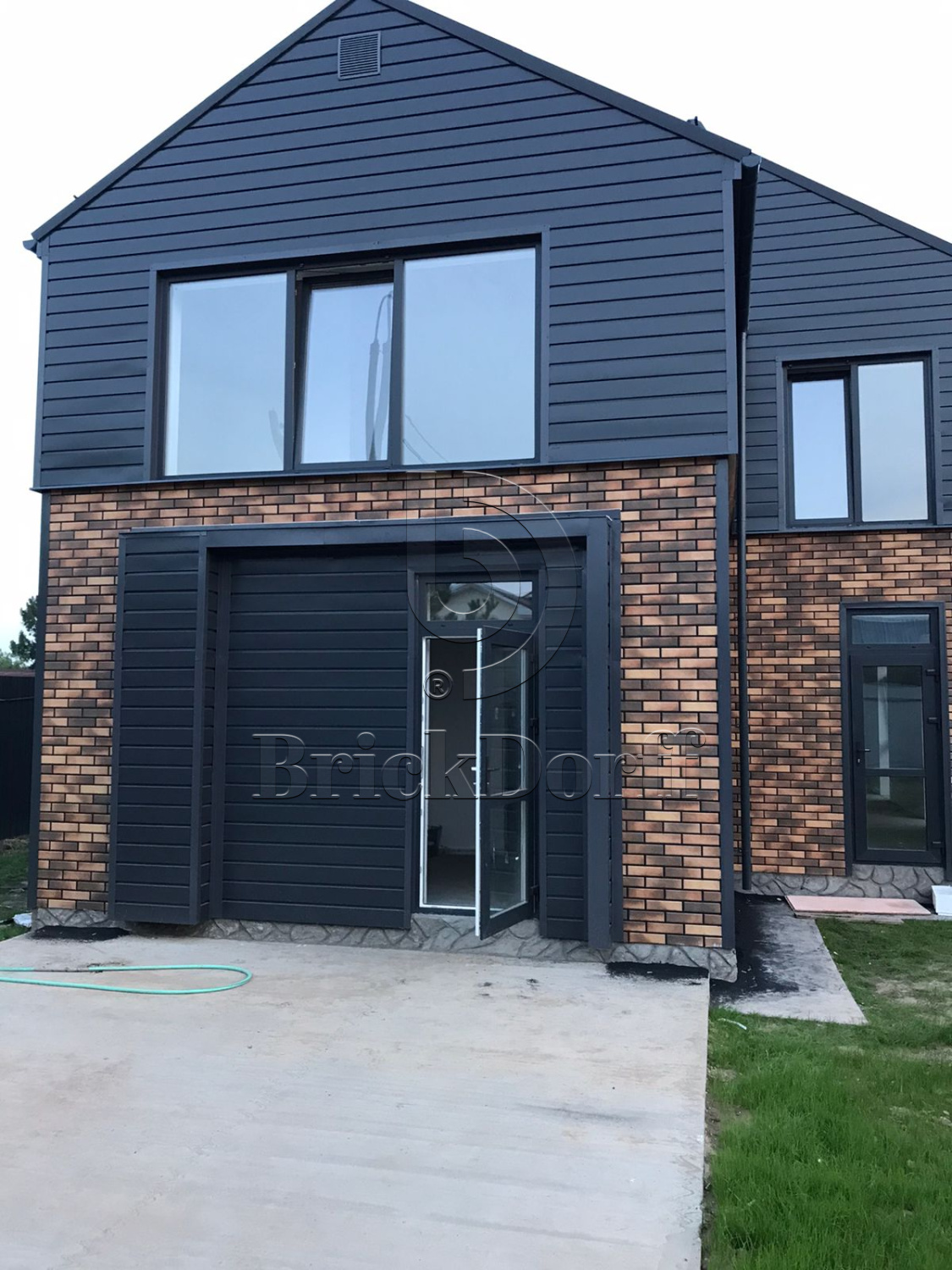 Retro Brick Curry фасадная термопанель из пенополистирола ППС 60 мм с клинкерной плиткой