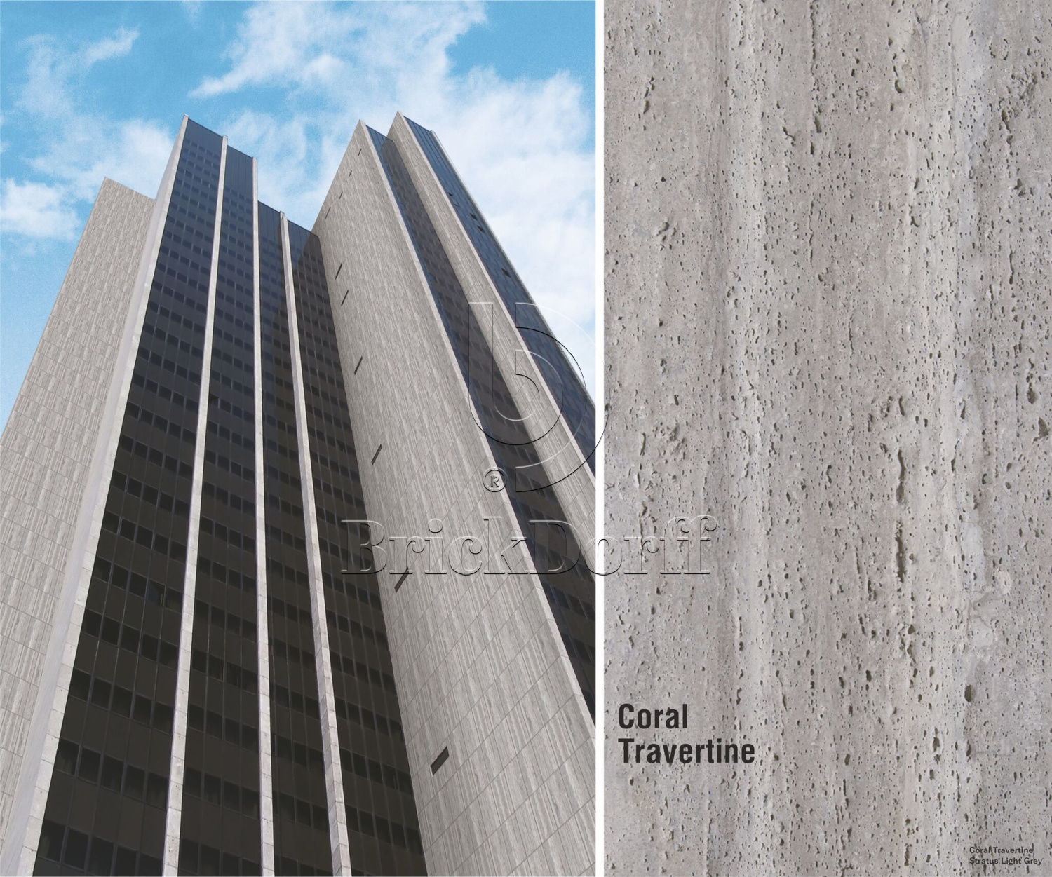 Coral Travertine Stellar White (белый травертин с мягкой матовой поверхностью) — гибкий камень 1200×600 мм