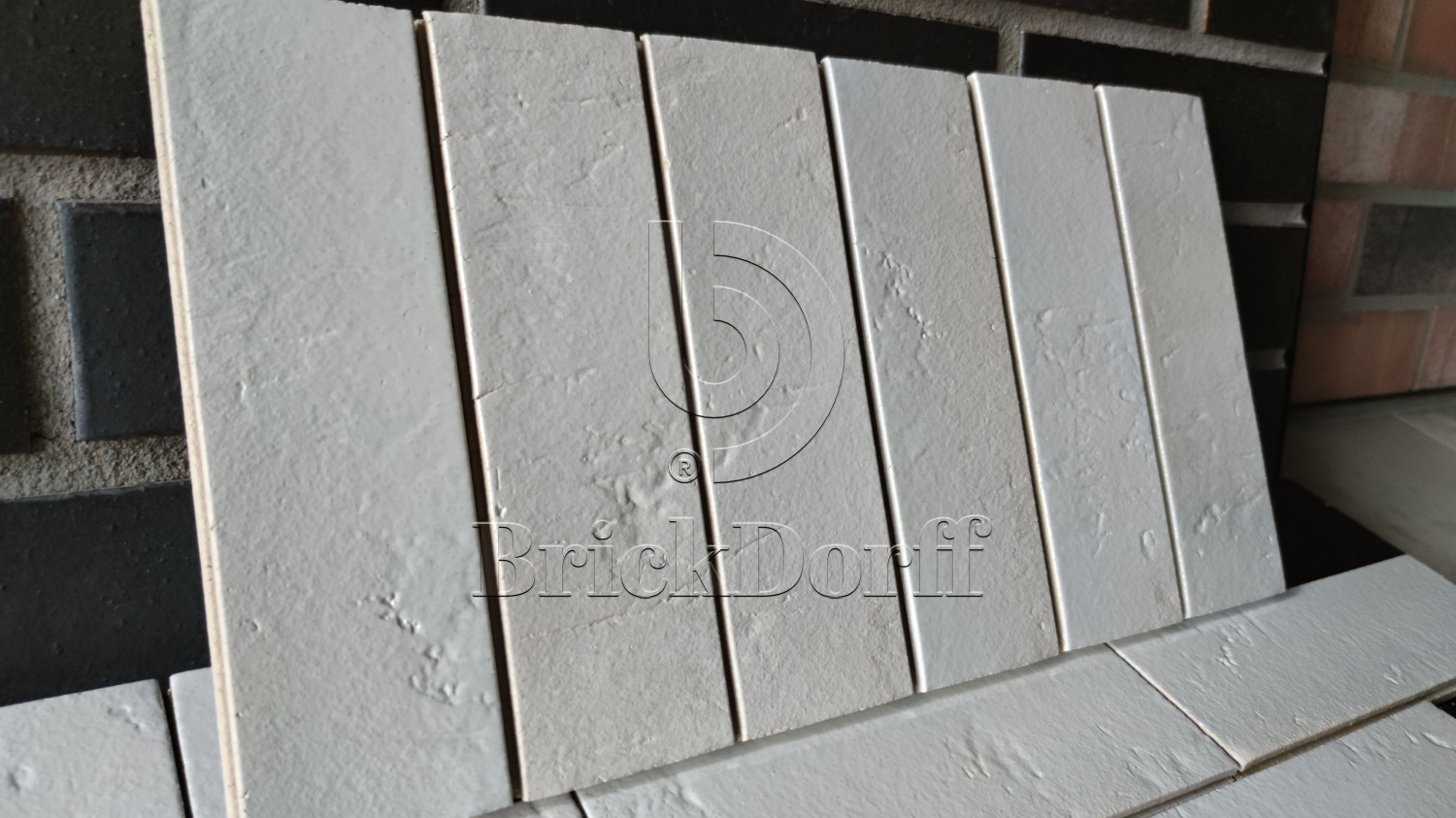 Белый перламутр  240х71х14 Клинкерная фасадная плитка облицовочная под кирпич для ВентФасада с затиркой шва