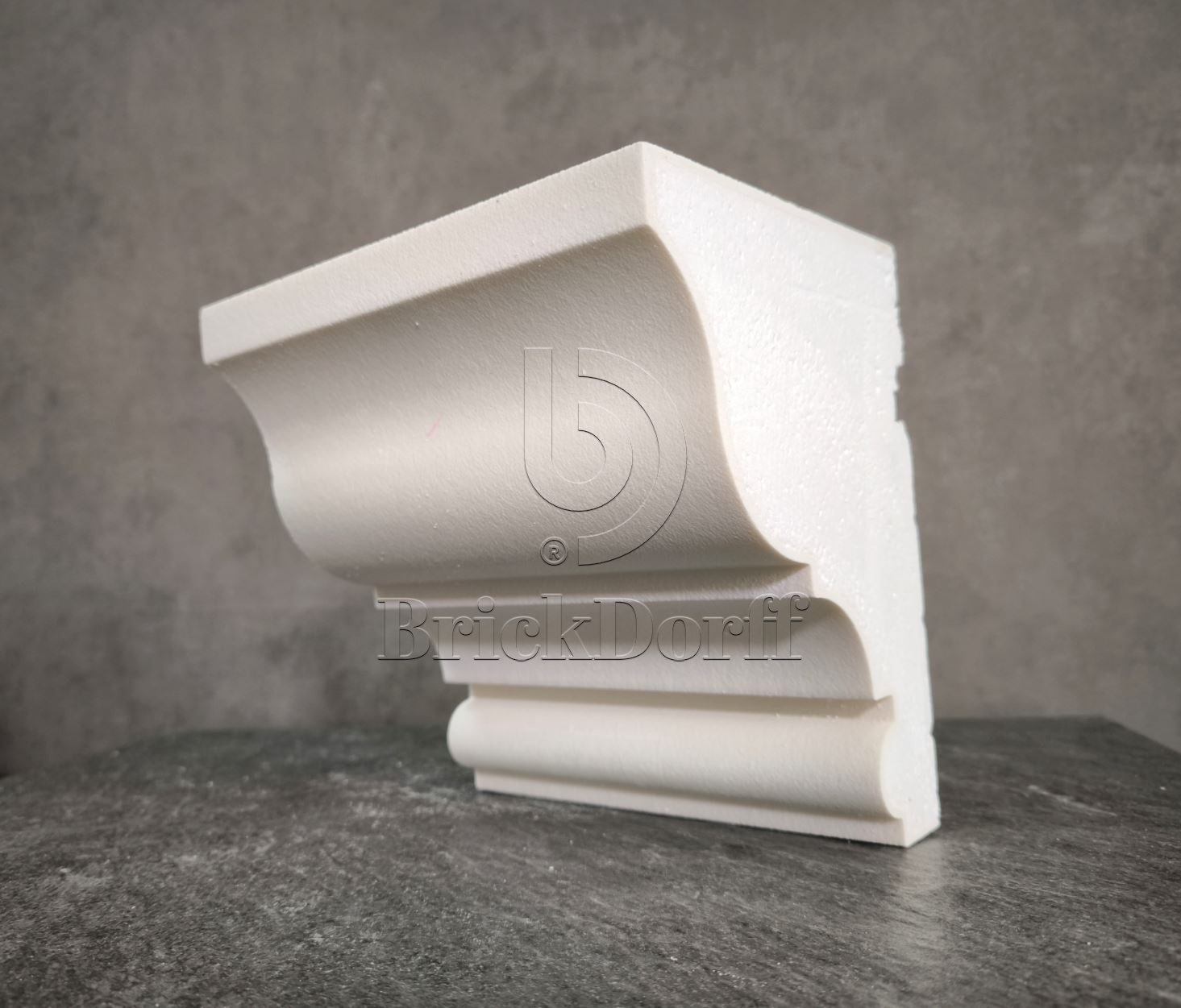 КАРНИЗ для Фасада и Интерьера - лепнина, декор из пенополистирола КВ-200/5 200*150*2000 мм