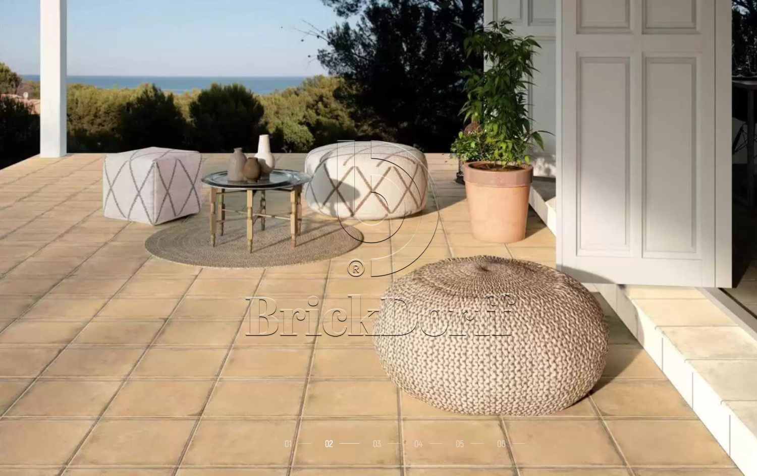 Alhamar PAJA Exagres 330*330*12 мм, клинкерная ступень флорентинер- с капиносом, противоскользящая