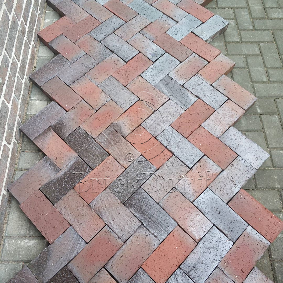 Тротуарная плитка / брусчатка Клинкерная красная LHL klinker CLASSIC 200*200*40 мм