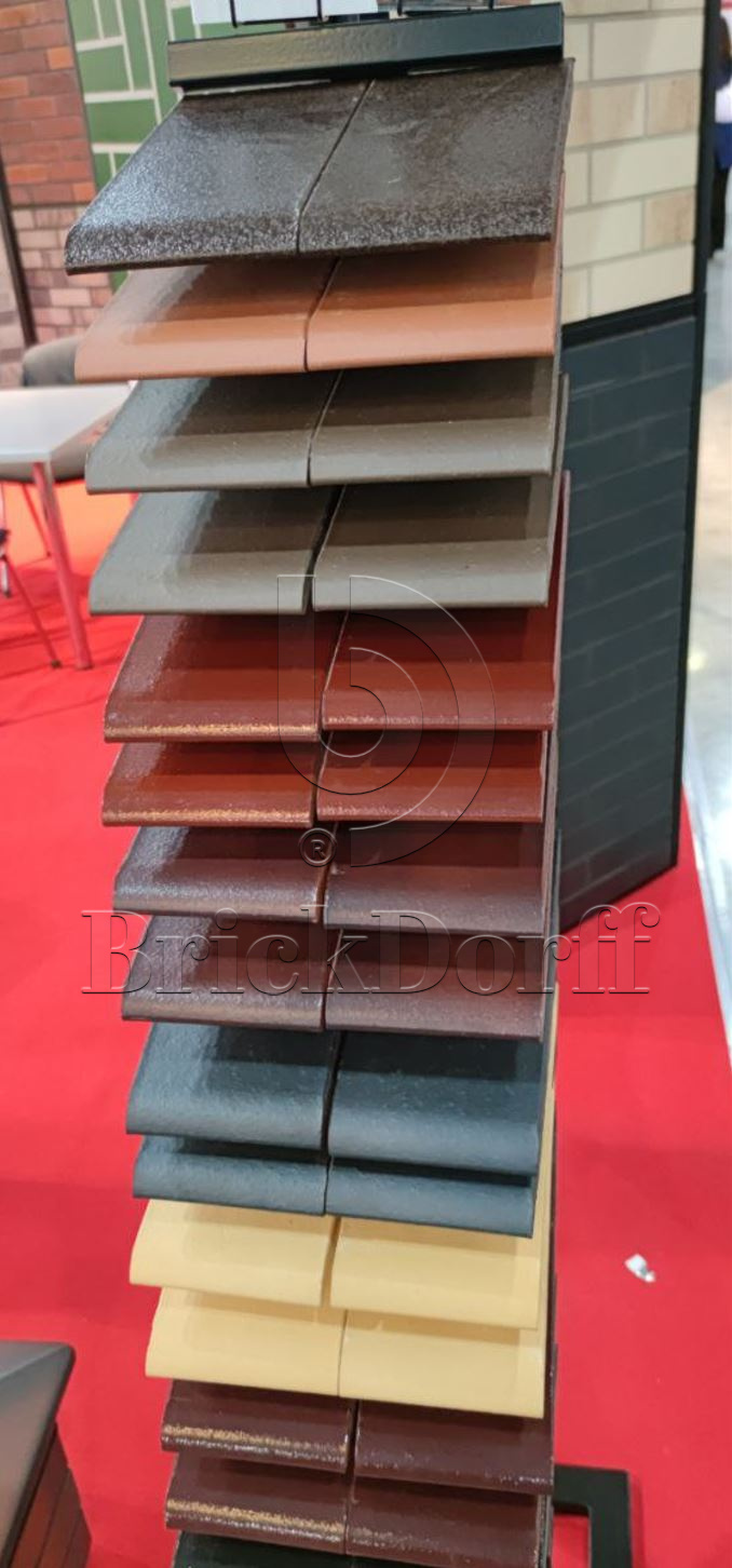 150*120*15 мм ОК15-07 бордо, Клинкерный подоконник, отлив - фасад дома klinker