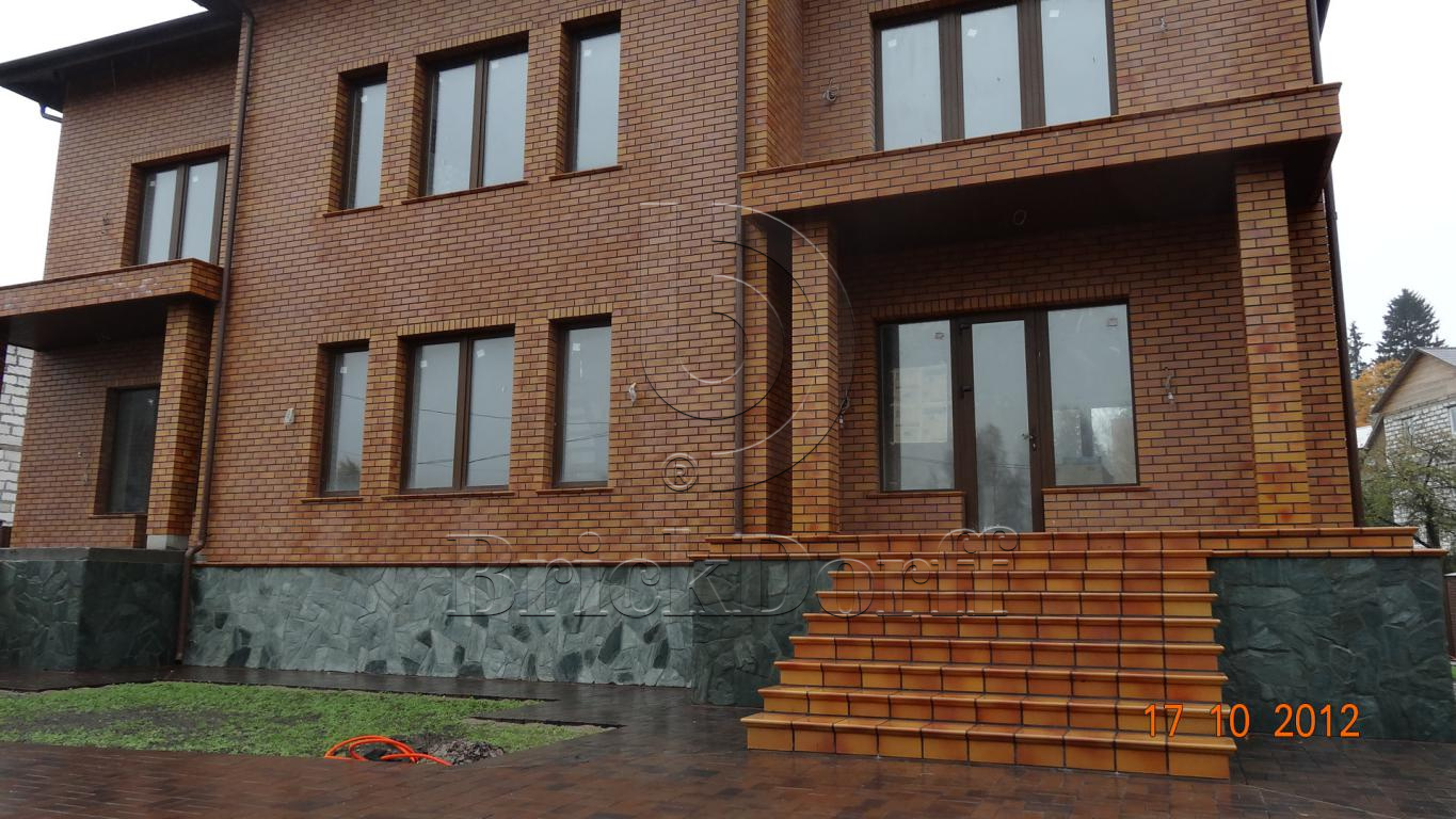 Клинкерная фасадная плитка облицовочная под кирпич Stroeher (Штроер) Keravette Chromatic 307 weizengelb гладкая DF8, 240*52*8 мм