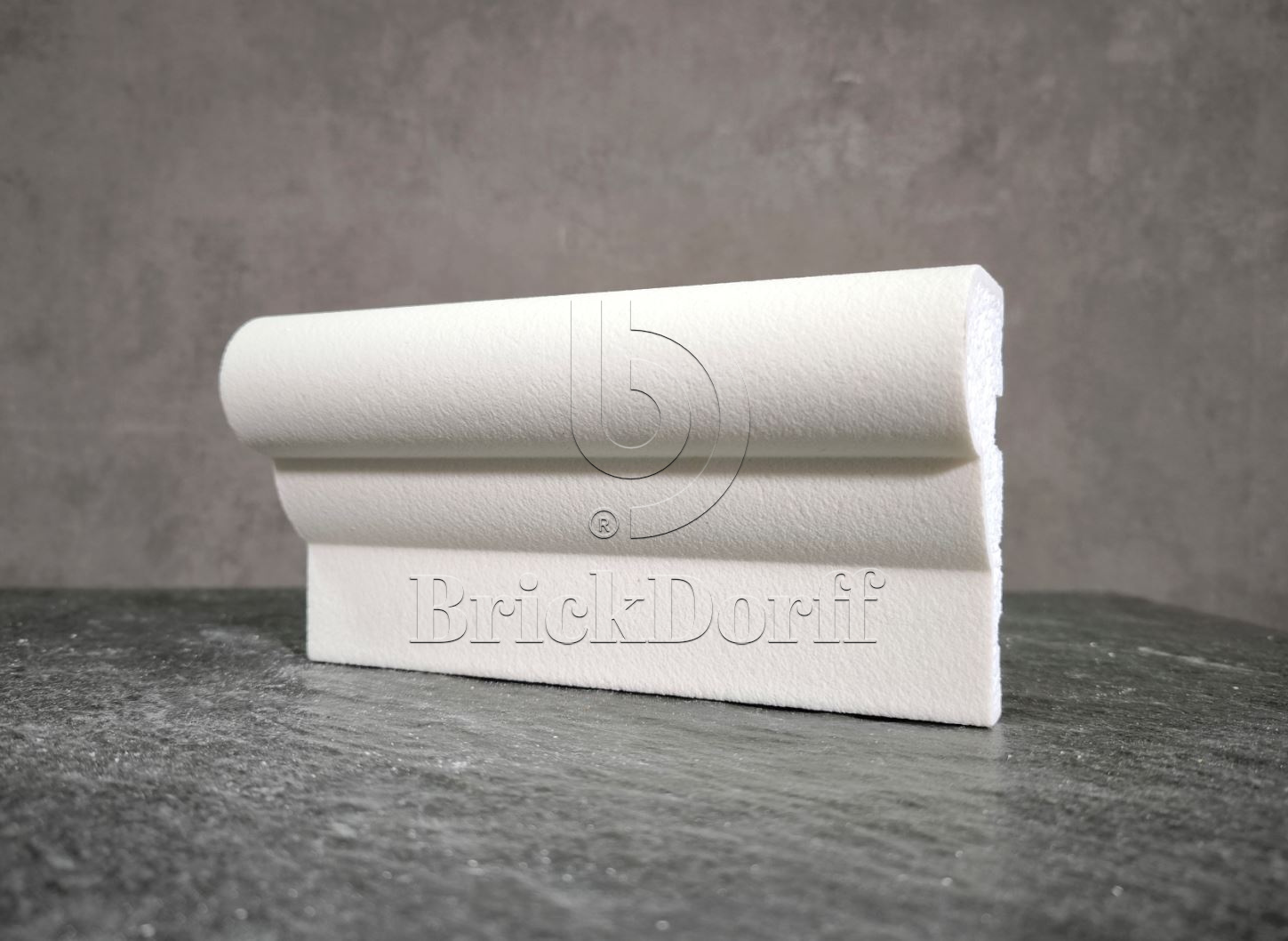 Молдинг для фасада - лепнина, декор из пенополистирола МВ-100/5 (МС-110) 100*50*2000 мм