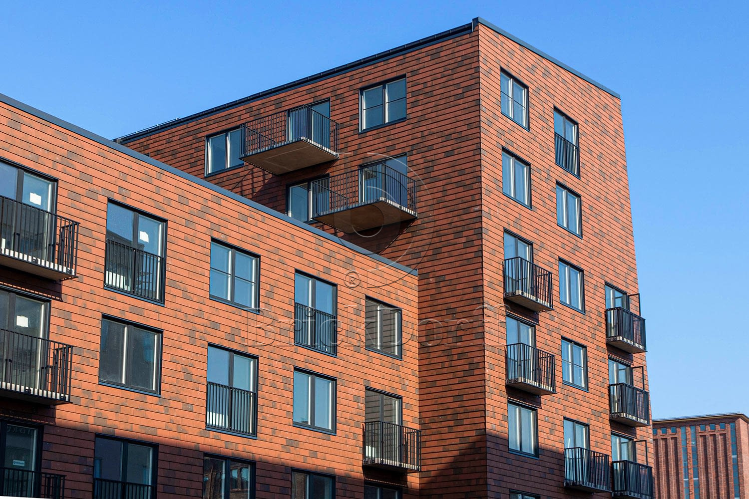 Tempio Rustikotta RED FLAMED 200x400x14мм Дранка керамическая плитка для навесного вент Фасада и Кровли