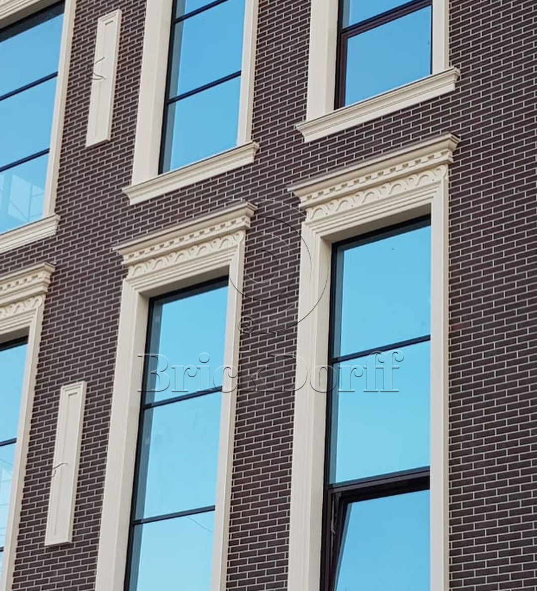 NATURAL BROWN DURO 245X66х7,4 мм Клинкерная фасадная плитка под кирпич облицовочная коричневая