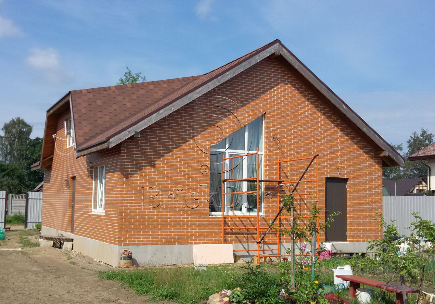 Aquarius Beige 245X66х7,4 мм Клинкерная фасадная плитка под кирпич облицовочная желтая