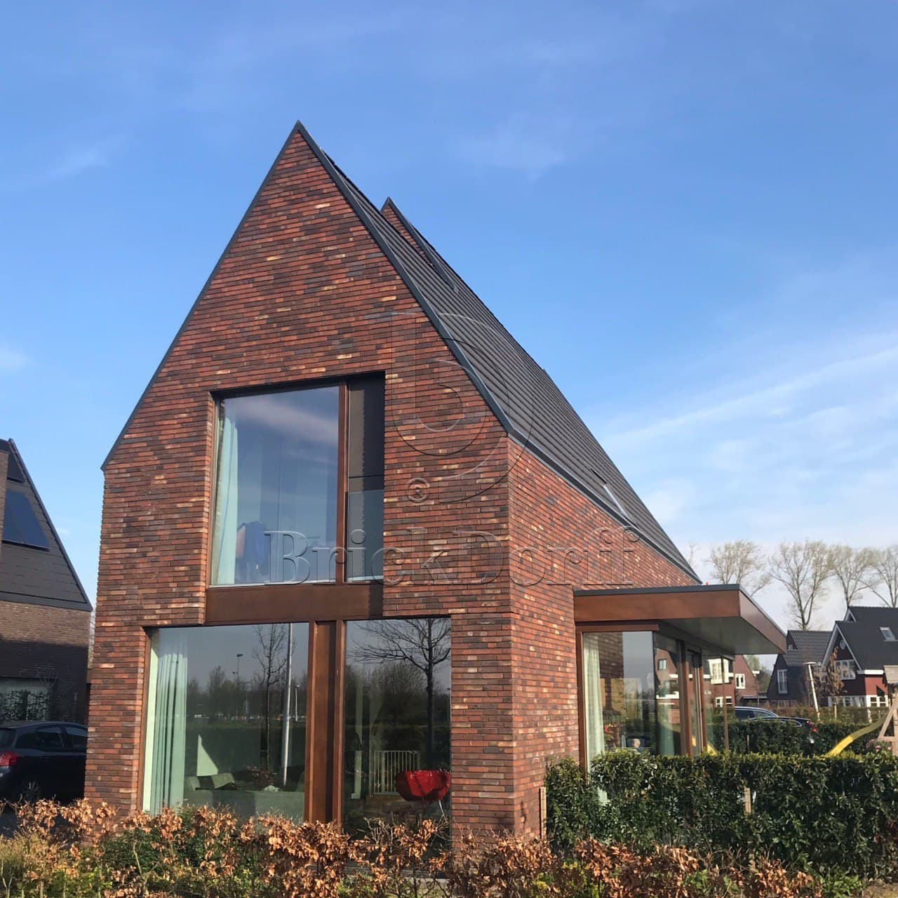 Rookkwarts WF 210х24х50 мм, Фасадная и Интерьерная Плитка ручной формовки под кирпич Engels baksteen