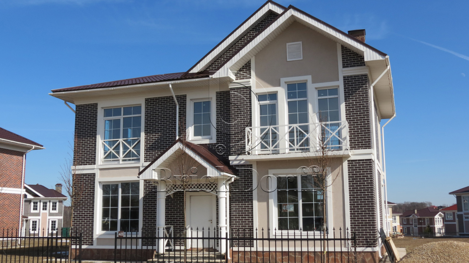 Objekta Braun genarbt, 240*71*10 мм, Клинкерная фасадная плитка облицовочная под кирпич ABCklinker