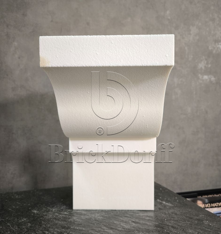 КАРНИЗ для Фасада и Интерьера - лепнина, декор из пенополистирола КВ-350/3 350*265*2000 мм