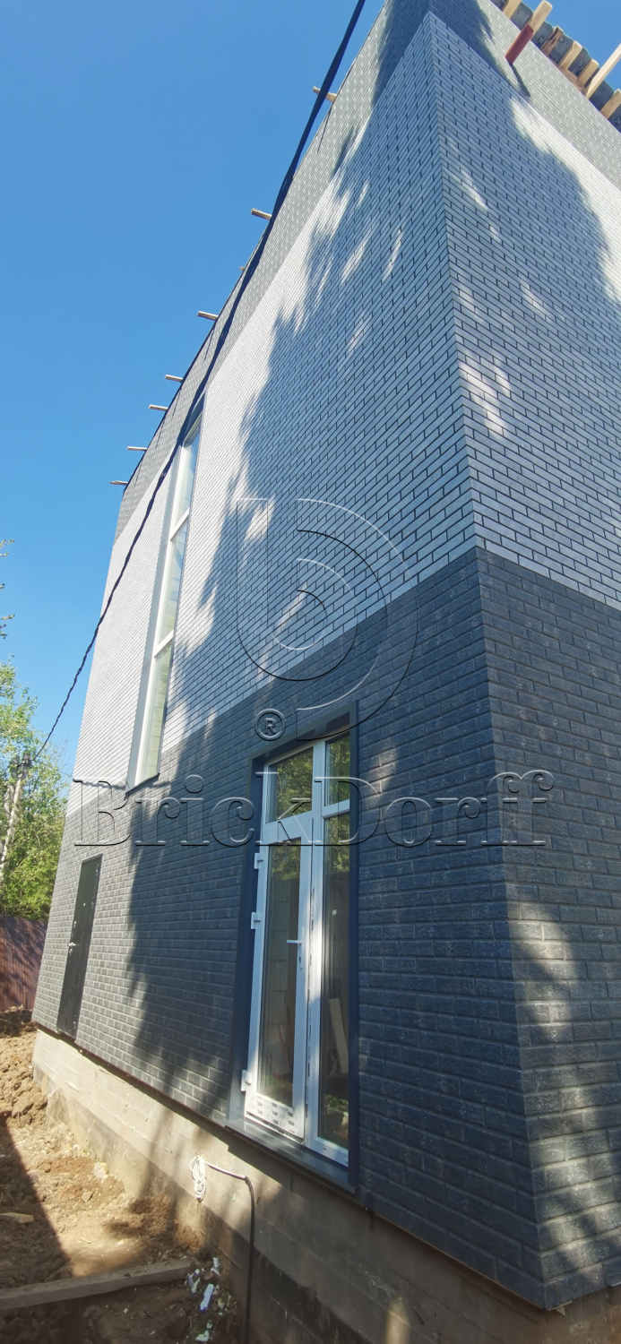 Cement Gray 245х65х8,5 мм клинкерная плитка под кирпич для фасада и цоколя