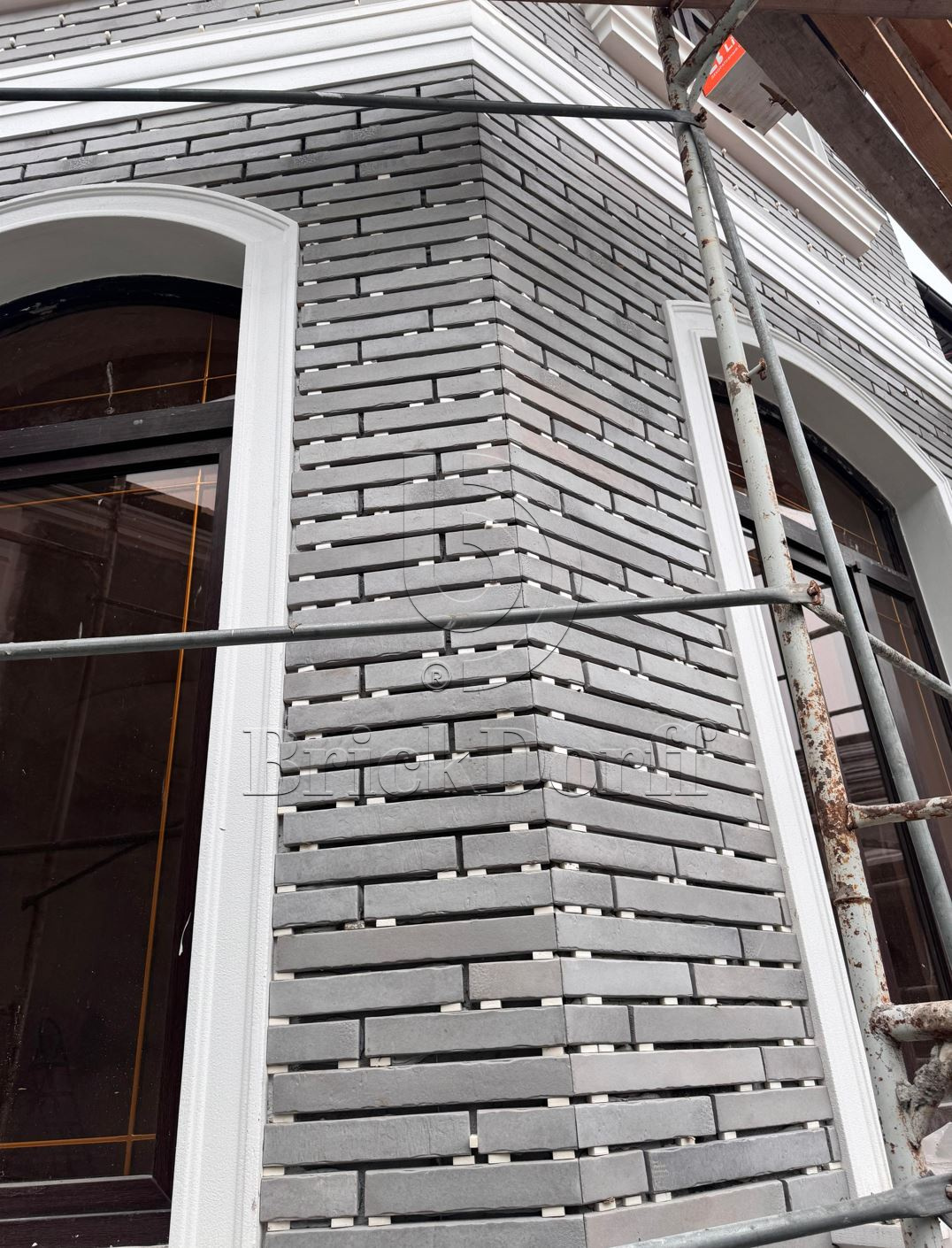 Фасадная ригельная плитка под клинкер Life Brick Лонг 202, 430*52*15 мм