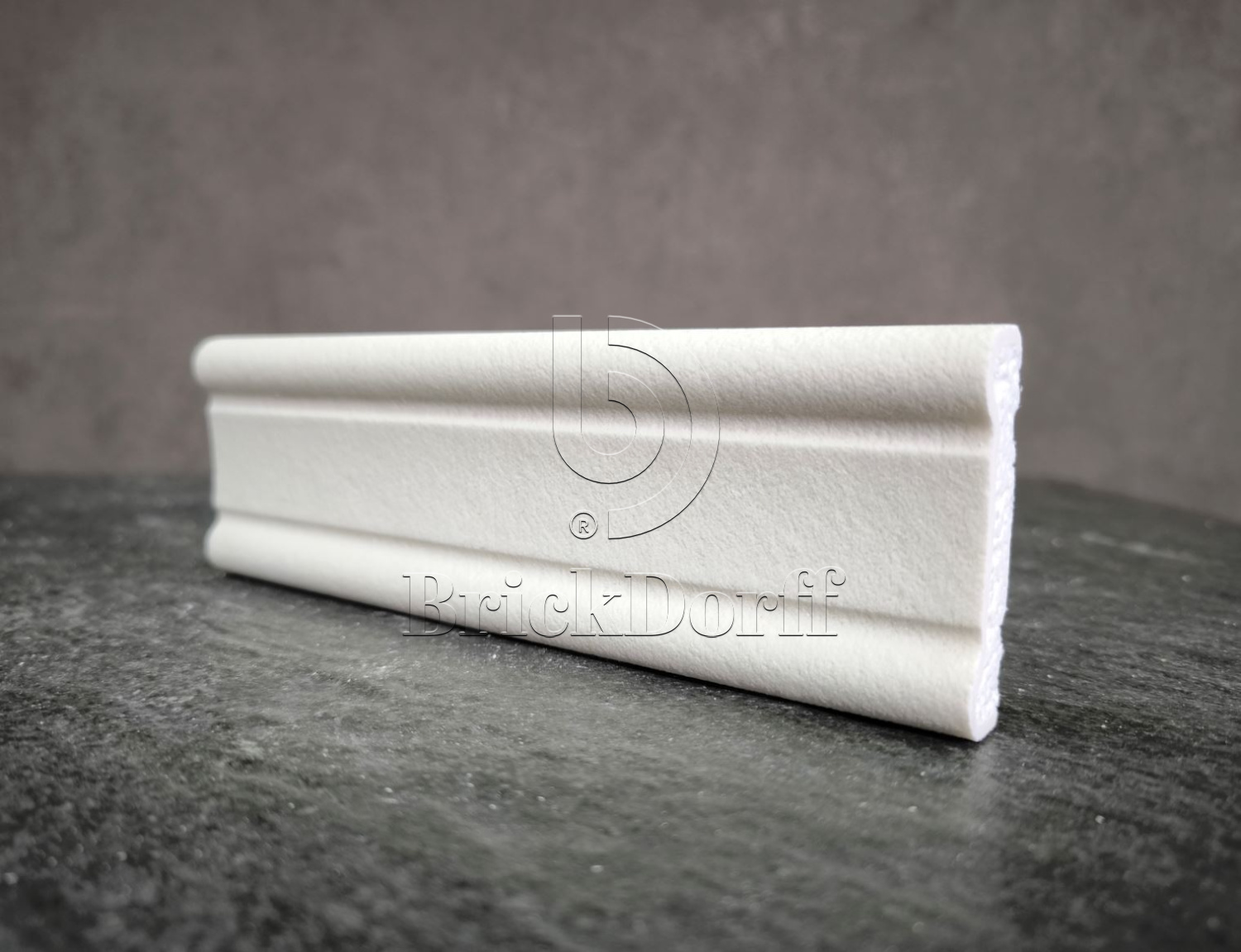 Молдинг для фасада - лепнина, декор из пенополистирола МВ-60/3 60*15*2000 мм