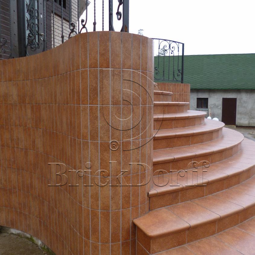 Клинкерная Плитка напольная противоскользящая Stroeher KERAPLATTE ROCCIA 839 ferro 240*240*10 мм