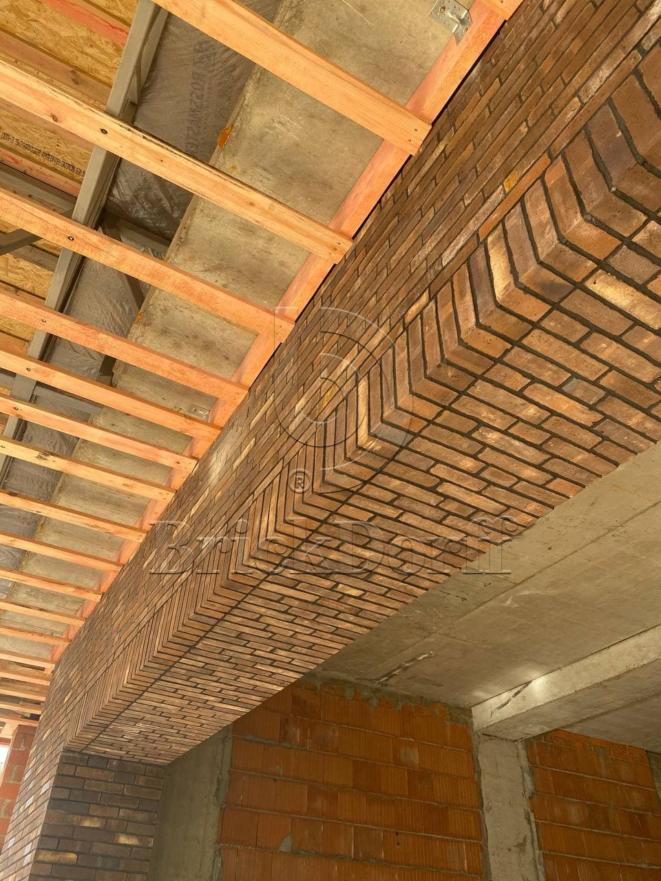 Amarante WF 210х24х50 мм, Фасадная и Интерьерная Плитка ручной формовки под кирпич Engels baksteen