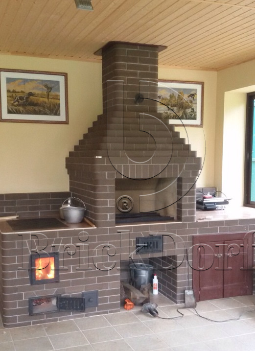 12.202100L Кирпич керамический полнотелый Печной Lode VECAIC BRUNIS гладкий, 250*120*65 мм