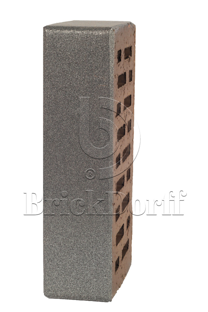 Lode CENTAUR гладкий, 250*120*65 мм, Печной Кирпич керамический пустотелый, серебристый