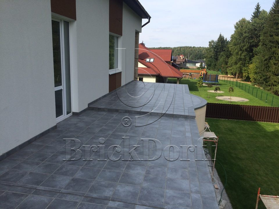 Клинкерная Плитка напольная противоскользящая Stroeher KERAPLATTE AERA 710 crio 444*294*10 мм