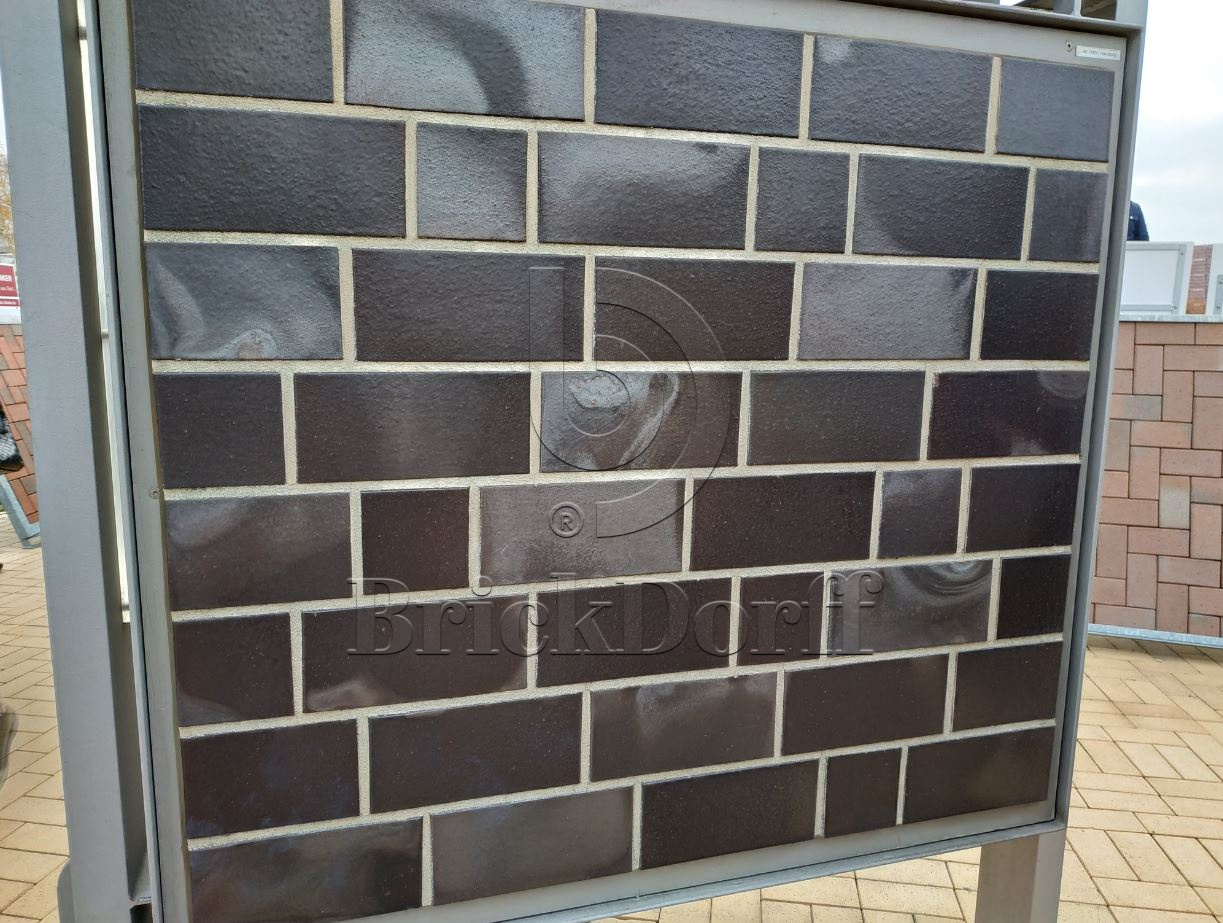 Кирпич облицовочный Клинкерный ABC 8954 Hamburg schwarz-blau-bunt Kohlebrand 55NF 240*71*55 мм