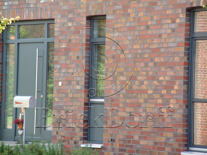 Кирпич облицовочный Клинкерный ABC 7554 Norderney blau-bunt Schmolz glatt  55NF 240*71*55 мм