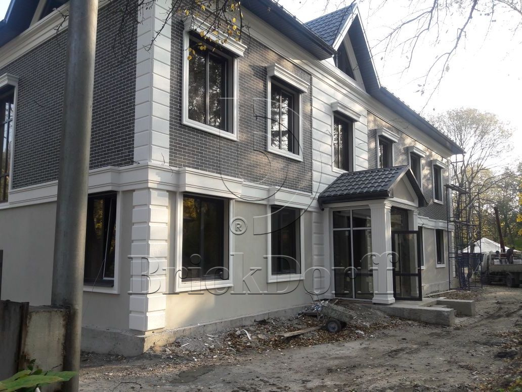 Semir Grafit 245X66х7,4 мм Клинкерная фасадная плитка под кирпич облицовочная, серая