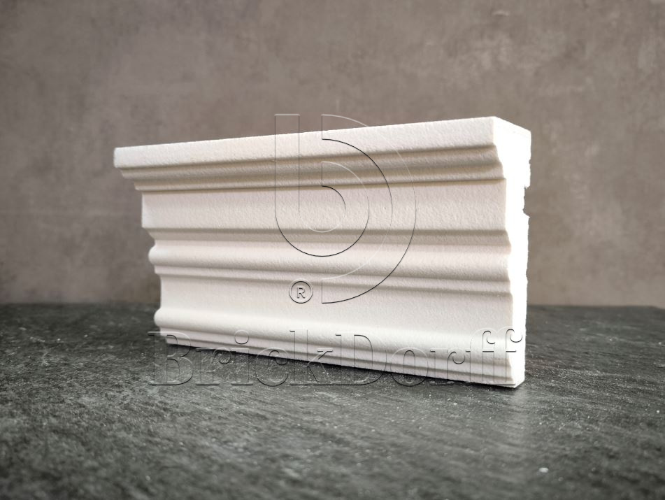 ПОДОКОННИК для Фасада и Интерьера - лепнина, декор из пенополистирола ПВ-110/2 110*60*2000 мм