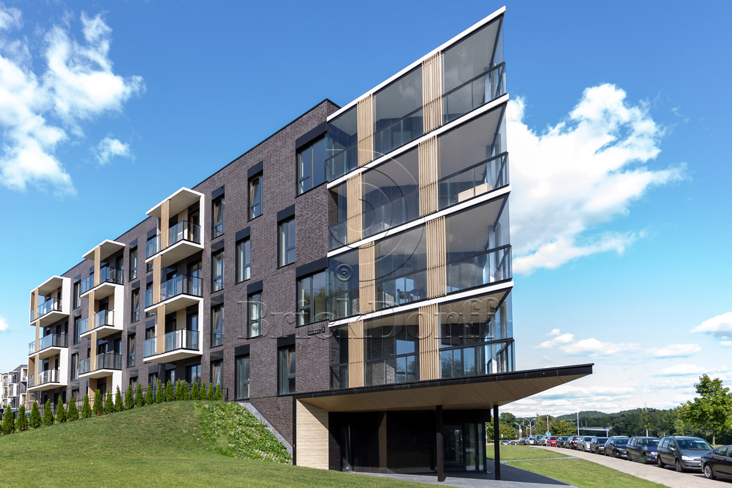 Ласточкин хвост Клинкерная фасадная плитка облицовочная ABC Dresden schwarz blau bunt schieferstruktur 240*71*14 мм