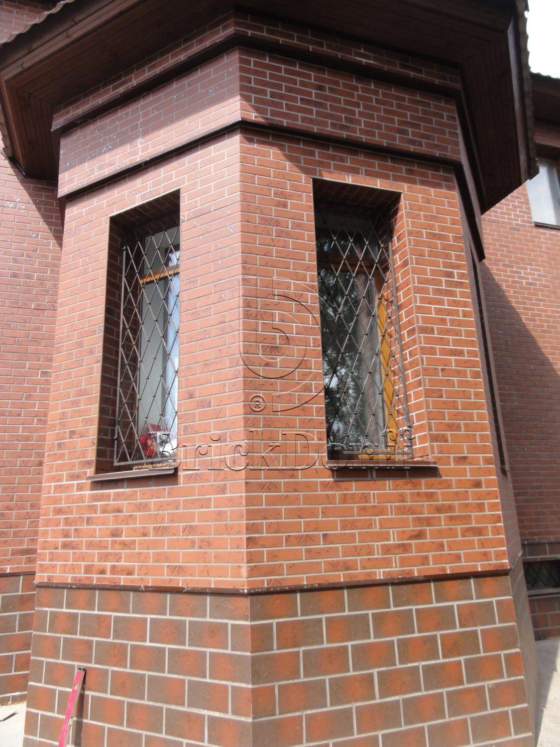 Фасадная Термопанель из пенополистирола ППС 60 мм с клинкерной плиткой Austria Kitzbuhel 240*71*8 мм терракотовая