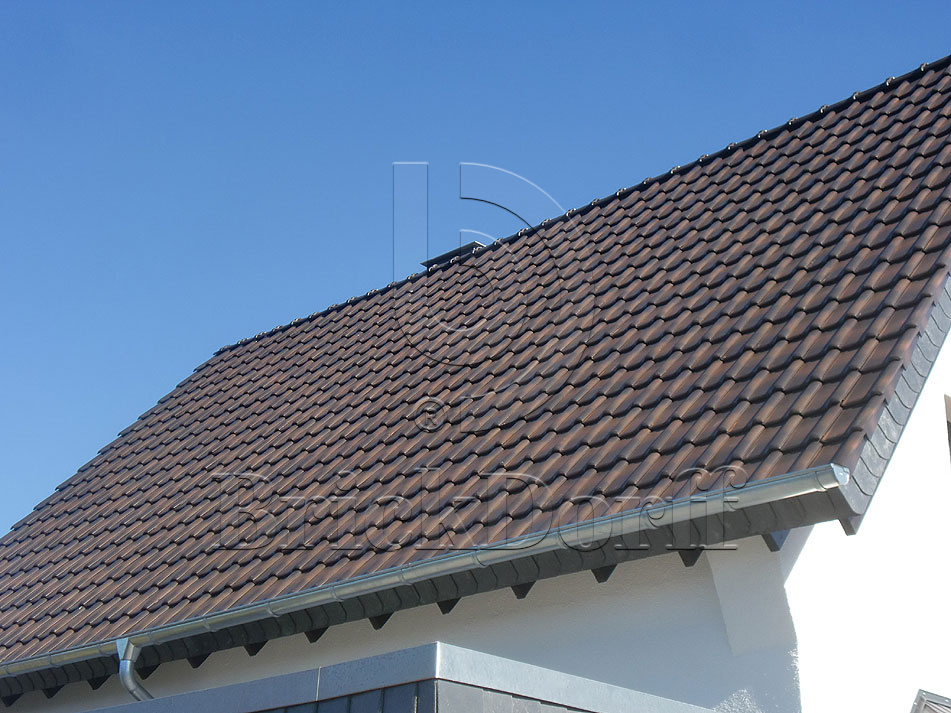 Керамическая черепица рядовая Roben Piemont осенний лист ангоб