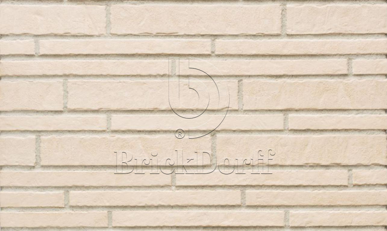 Клинкерная фасадная плитка облицовочная под кирпич Stroeher (Штроер) Zeitlos 351 kalkbrand рельефная NF14, 240*71*14 мм