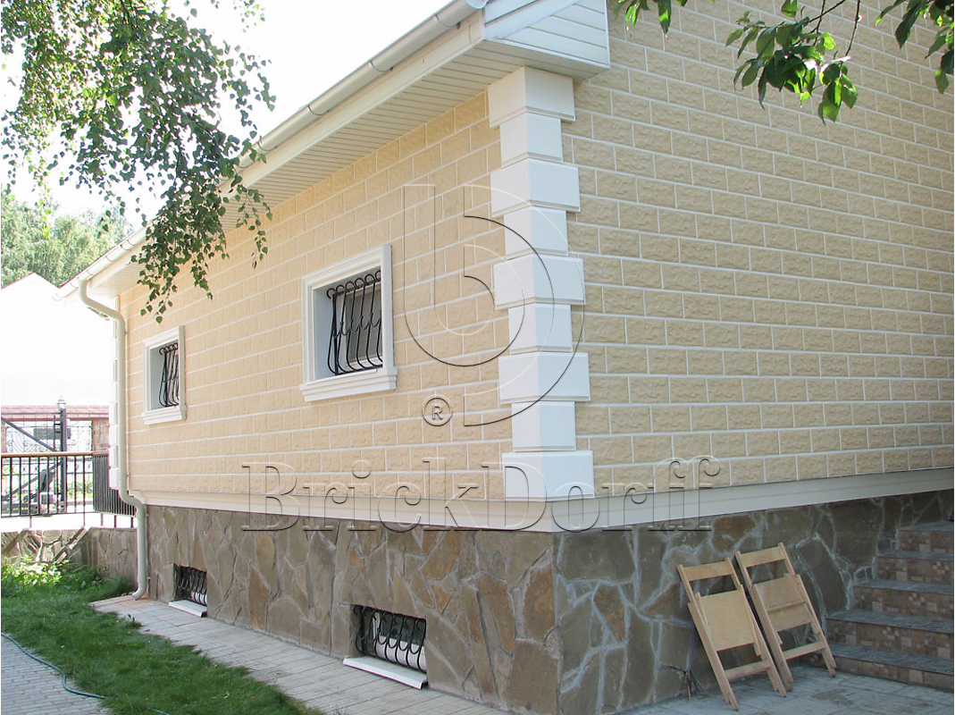 Клинкерная фасадная плитка облицовочная Stroeher (Штроер) Kerabig KS 02 gelb рельефная, 302*148*12 мм