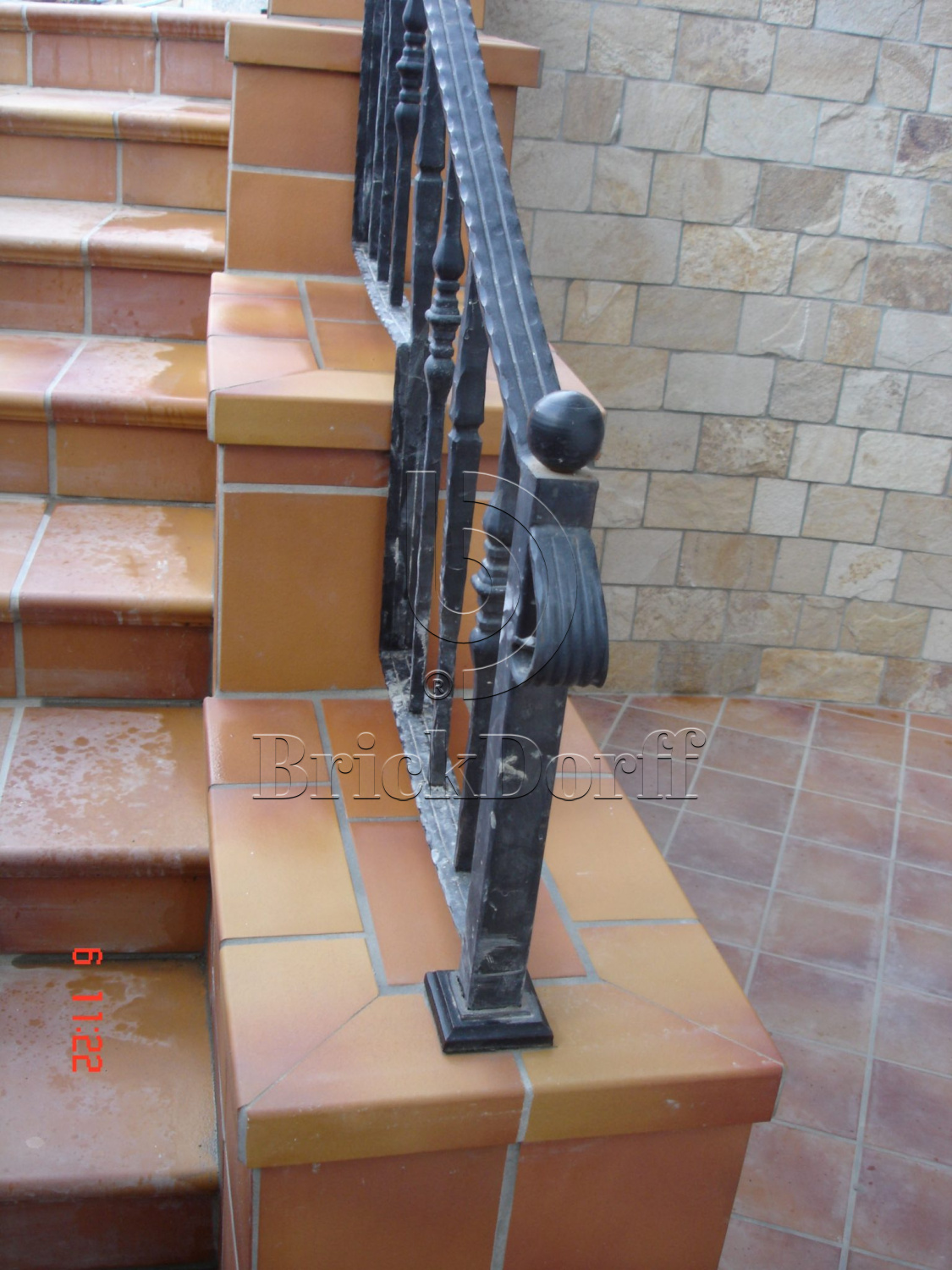 Плитка напольная противоскользящая Клинкерная Stroeher KERAPLATTE TERRA 307 wheat 240*240*12 мм