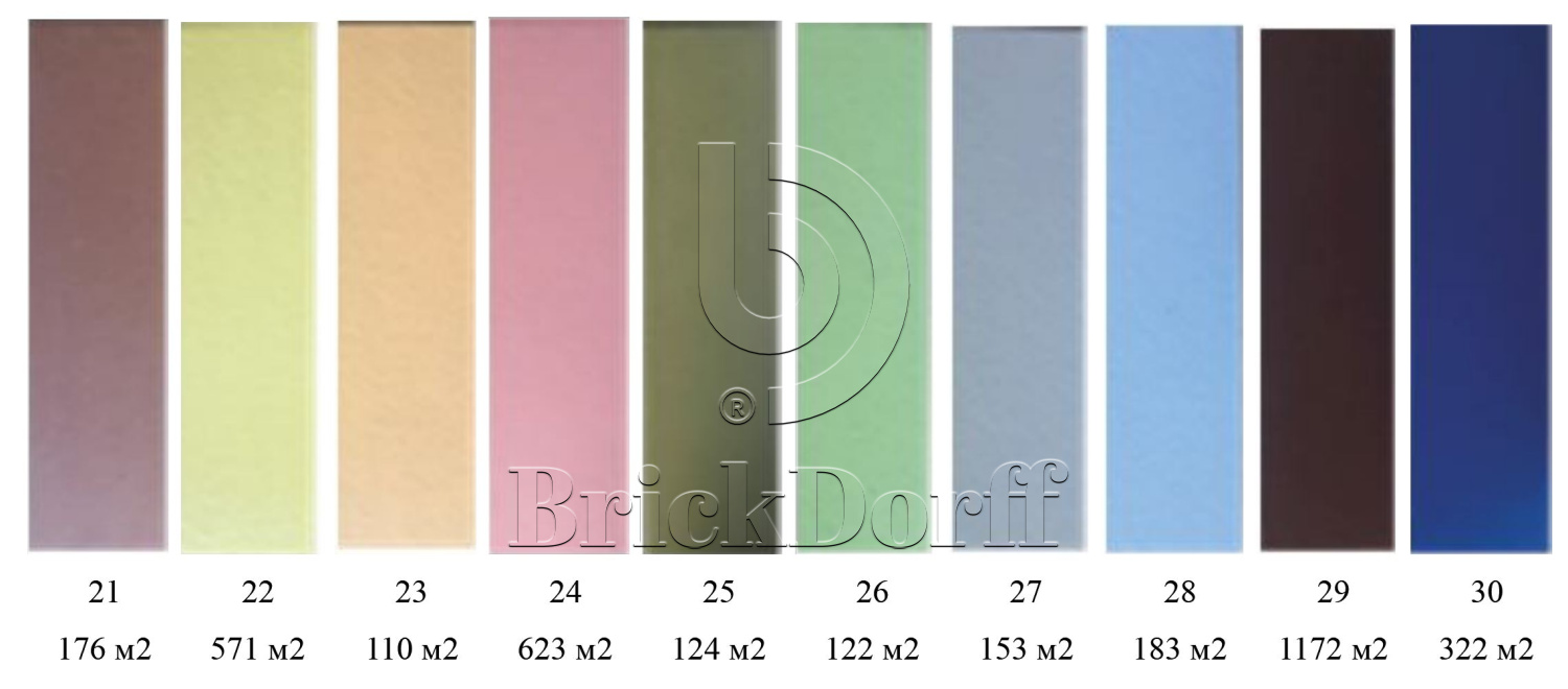 №39 Глазурованная Фасадная плитка Клинкерная облицовочная под кирпич 283х84х11 мм цвет серый RAL