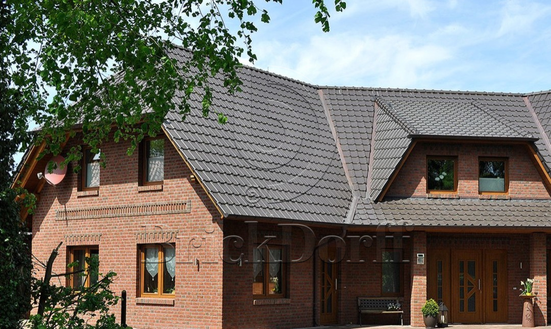 Керамическая черепица рядовая Roben Piemont коричневый гаванский ангоб