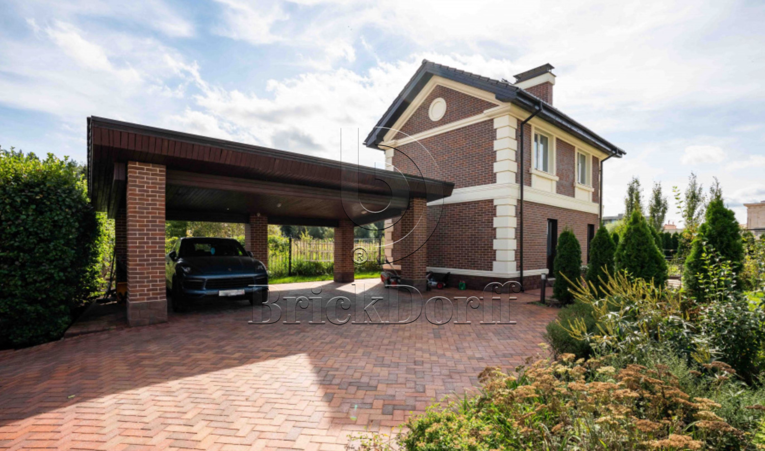 Rotbunt Struktur besandet, 240*71*8 мм Клинкерная фасадная плитка облицовочная под кирпич, ABCklinker