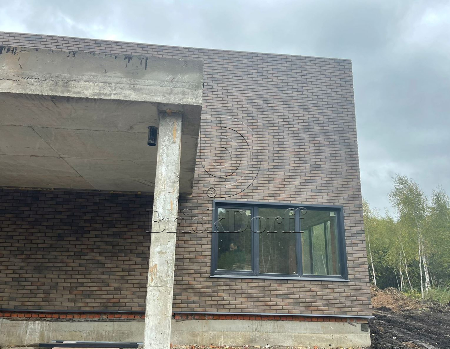 Retro Brick Cardamon фасадная термопанель из пенополиуретана ППУ 65 мм