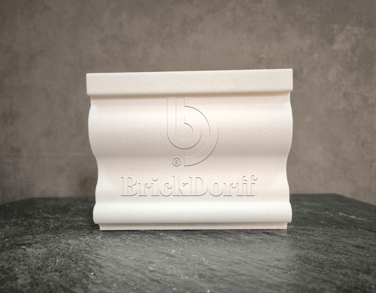 Молдинг для фасада - лепнина, декор из пенополистирола МВ-160/2 160*35*2000 мм