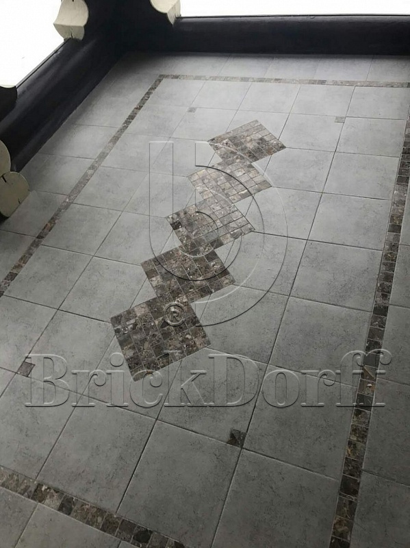 Клинкерная Плитка напольная противоскользящая EURAMIC CAVAR 544 chiaro 294*294*8 мм