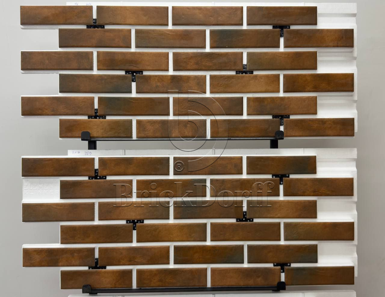 Retro Brick Chili фасадная термопанель из пенополистирола ППС 100 мм с клинкерной плиткой