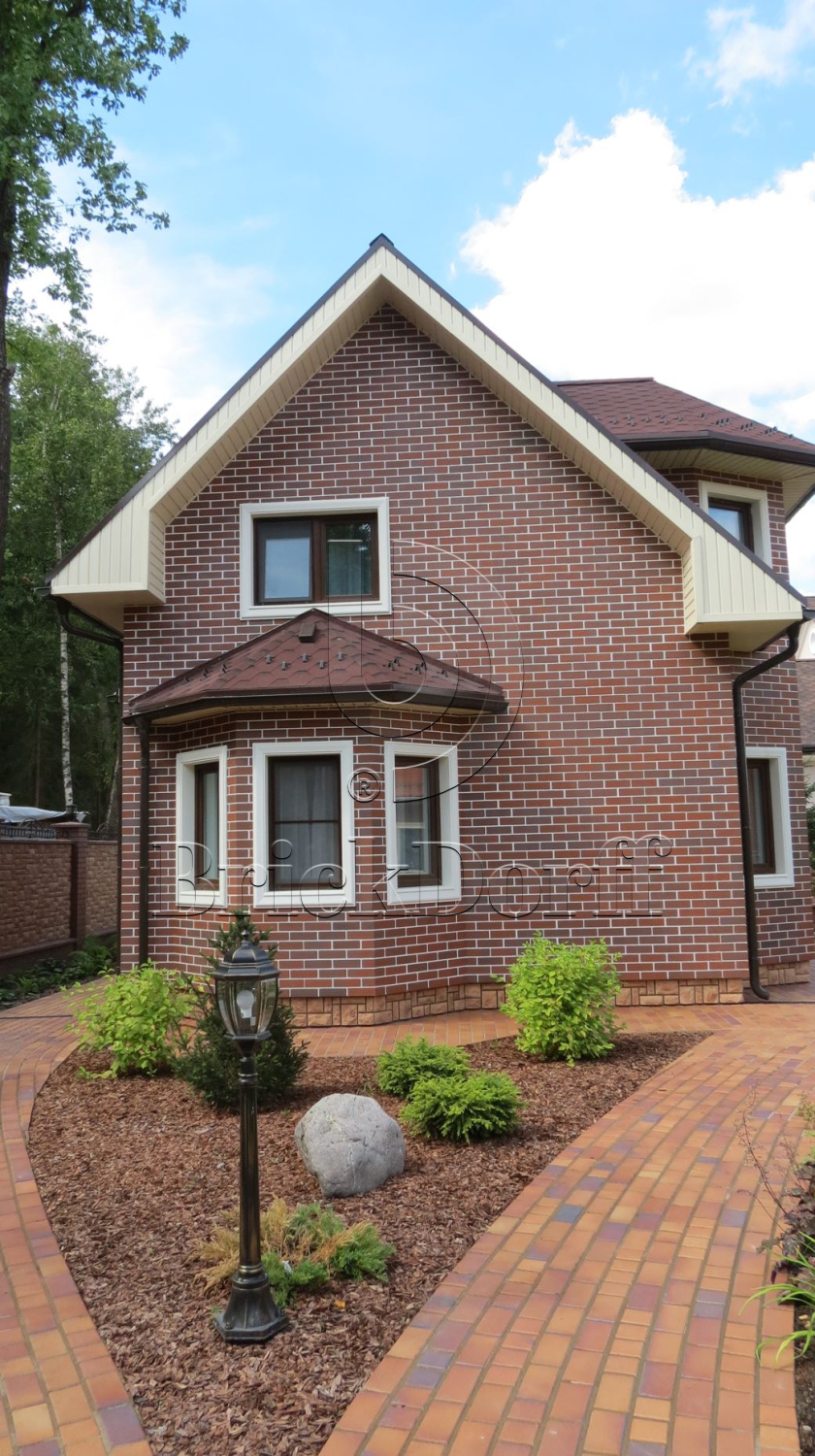 Feuerland Rotbunt glatt 240*71*7 мм, Клинкерная фасадная плитка облицовочная под кирпич, ABCklinker