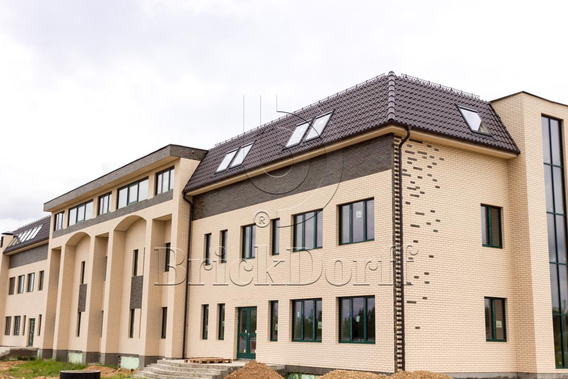 Клинкерная фасадная плитка облицовочная под кирпич Stroeher (Штроер) Keravette Chromatic 140 weiss гладкая NF11, 240*71*11 мм