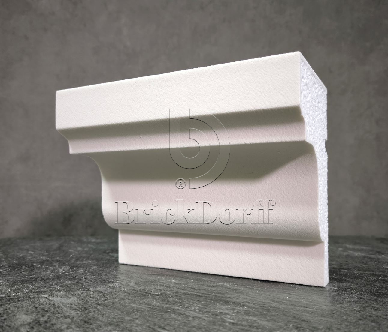 ПОДОКОННИК для Фасада и Интерьера - лепнина, декор из пенополистирола ПВ-155/1 155*100*2000 мм