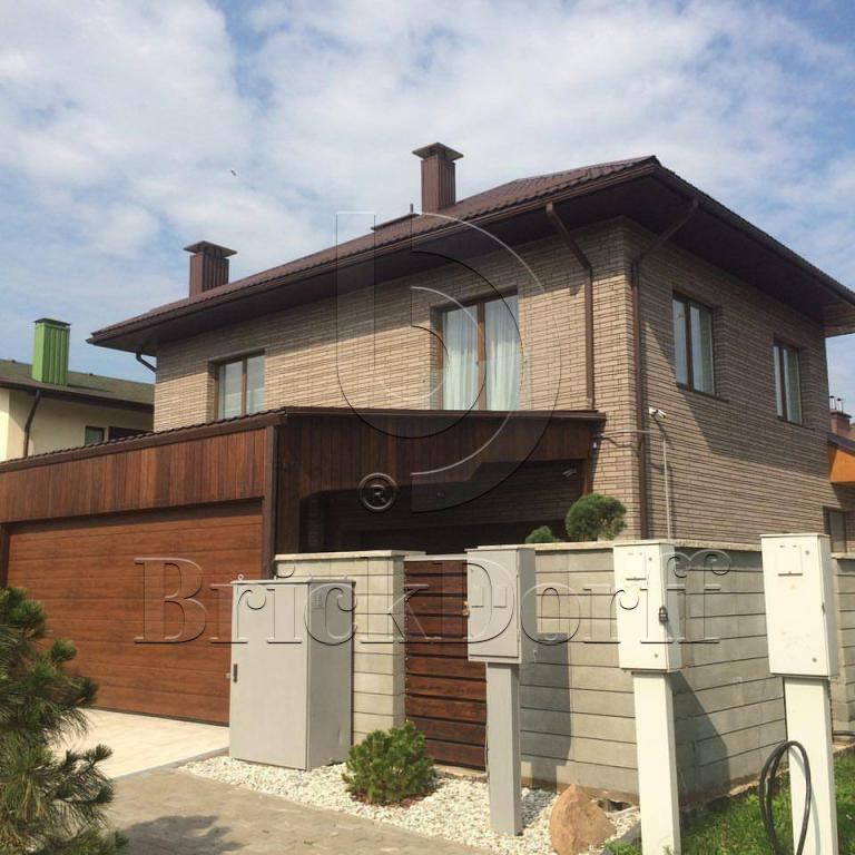 Клинкерная фасадная плитка облицовочная под кирпич Stroeher (Штроер) Zeitlos 237 austerrauch рельефная, 400*71*14 мм