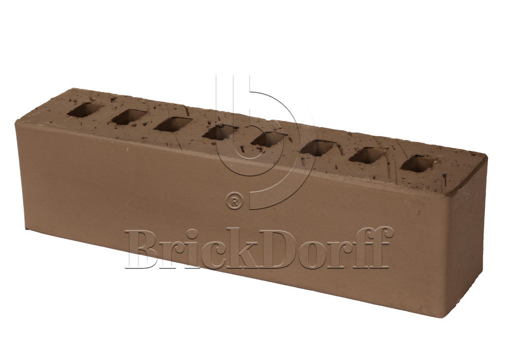 Lode BRUNIS гладкий, 250*60*65 мм, Печной Кирпич керамический пустотелый, коричневый