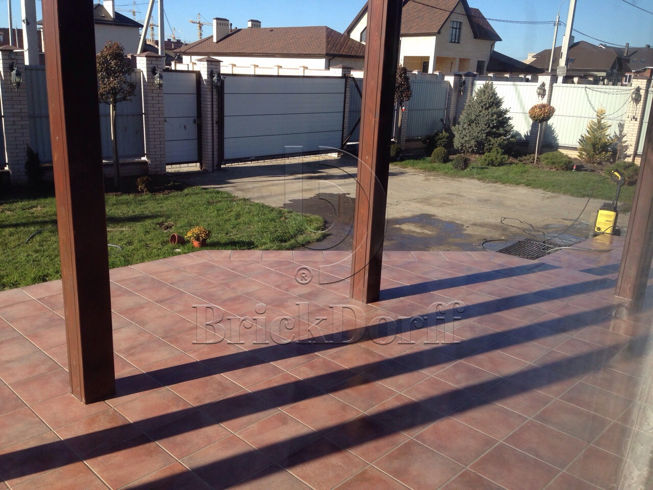 Клинкерная Плитка напольная противоскользящая Stroeher KERAPLATTE AERA X 755 camaro 594*294*10 мм