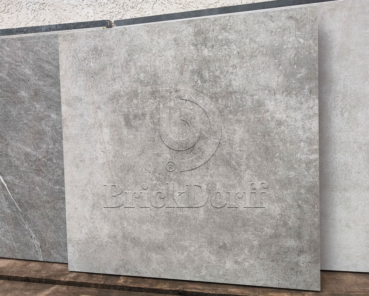 Jura Dark Grey 600x600x20 мм, тротуарная плитка уличная, противоскользящая, керамогранит OutdoorDesign