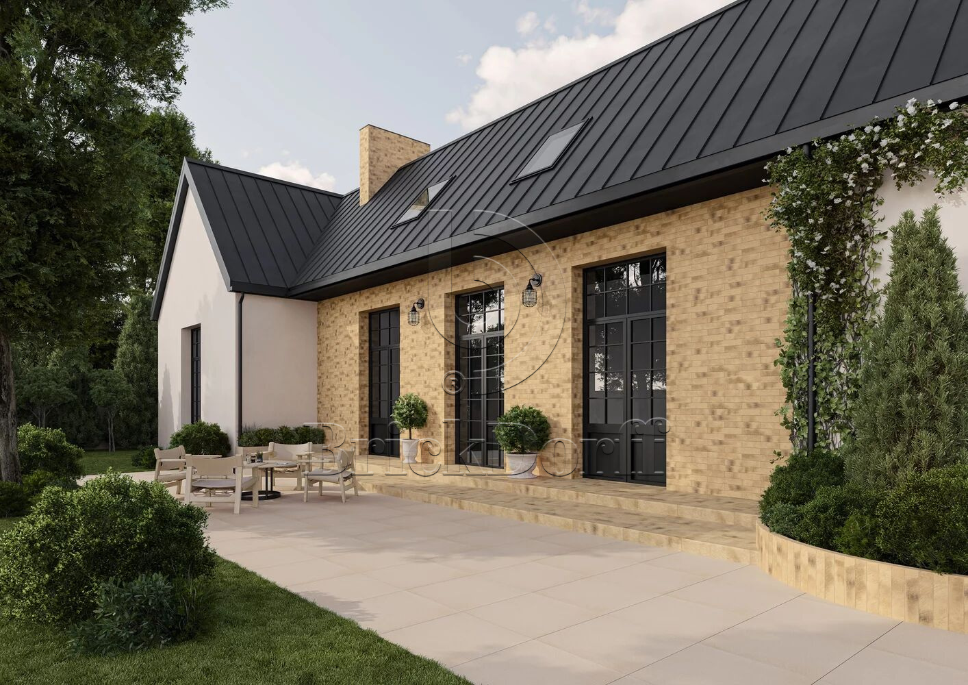 Eremite Sand 600*300*8,5 мм клинкерная плитка большеформатная для фасада и цоколя